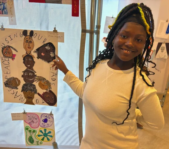 Kids' art, poetry emphasize Nonviolence Week in Ohio